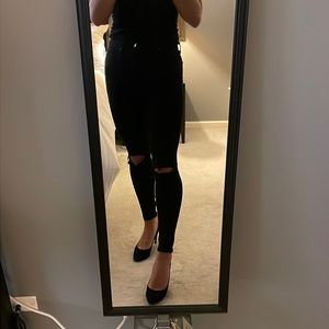 Topshop Jamie Skinny Jean with Distressed Knees